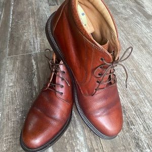 Vintage Johnston & Murphy leather lace boot.
